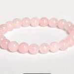 💗Rose Quartz Crystal Bracelet💗 ~8mm Photo 1