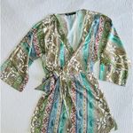 ZARA Satin printed Shorts Romper Photo 1