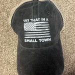 Boutique Unisex “Try that in a small town” baseball cap Photo 0