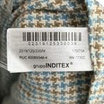 ZARA Plaid Box Pleated Skort Skirt Herringbone Hi Waist Women’s Size M New Photo 7