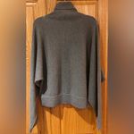 ZARA Charcoal Gray Knit Dolman Sleeve Turtle Neck Sweater Size Small Photo 6