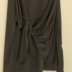 Lillusory Women's Tie Knot Dress Tank‎ Sleeveless Midi Party Flowy Black Medium Photo 1