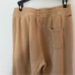 N: Philanthropy Front Zip Joggers Sweatpants in Camel Tan Size M Photo 12