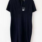 St. John  Caviar Micro Boucle Wool Sheath Dress Photo 2