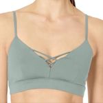 Alo Yoga Alo Interlace Strappy Sage Green Sports Bra X-Small XS‎ Yoga Athletic Athleisure Photo 0