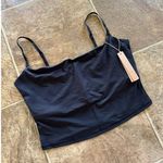 SKIMS Fits Everybody Cropped Cami Size Large Onyx Photo 1