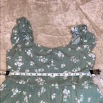 Hollister  Green Tiered Skater‎ Skirt Knee-Length Casual Photo 5
