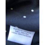 Equipment NWOT  Long Sleeve Ruffle Silk Polka Dot Shirt in Navy Photo 5