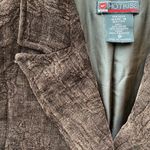 Hot Kiss  Textured Brown Blazer Photo 2