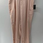 Eloquii peach satin cargo pocket pants plus size 16 NWT Photo 0