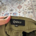 Quince  Stretch Cotton Twill Cargo Pant in Olive Green Size 32 Photo 6