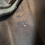 Birkenstock  Arizona Sandals Shoes Womens Size 7 38 Taupe Suede Two Strap Photo 7