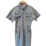Free People  We the Free Marci Denim Jumpsuit Size Medium Photo 2