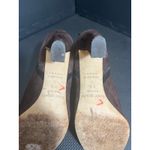 Kate Spade  Suede‎ Ankle Boots Booties Heeled Brown Womens Designer Size 7.5B Photo 5