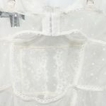 INC International Concepts Womens Coquette‎ Sheer Lace Bodysuit Size M White Size M Photo 9