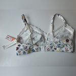 Colsie NWT Women's Woven Bralette Fruit Print Size Large White Photo 2
