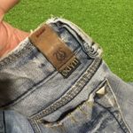 Odyn Jeans Size 28 Light Wash Y2K Embroidered Floral Studded Low Rise Button Fly Blue Photo 14