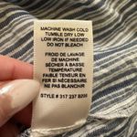 Rebecca Taylor  blue & white striped halter cotton off-the-shoulder top size 2 Photo 8