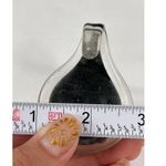 Vintage SKU 7889 Large Artisan Glass Pendant Art Deco Swirl Design Photo 2