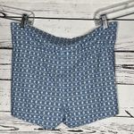 Helen Jon NWT Size S Blue & White Geometric Print Athletic Movement Shorts Photo 2