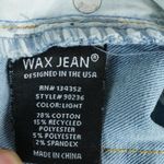Wax Jean  Shorts Womens M (27x2.5) Blue Stretch DIstressed Booty Hot Pants Photo 6