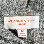 Adrienne Vittadini  Sport Gray Long Sleeve Short Shirt Hooded Medium Photo 2