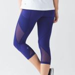 Lululemon Fast As Light Crop in Emperor Blue navy Photo 0