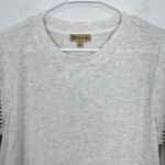 Democracy Womens Sweatshirt Cream Stitch Detail Pullover Top Size S NWT Soft Photo 3