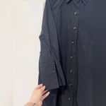 COS  Navy Blue Shirt Dress Photo 3