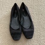 Bandolino Vintage Flats Ballet Suede Leather Women’s Size 8 Shoes Formal Black Photo 1