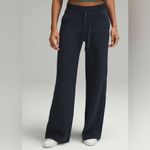 Lululemon  Scuba Mid-Rise Wide-Leg Pant Full Length True Navy Size 4 1st release Photo 1