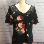 Candie's Candie’s || Black floral blouse Photo 0
