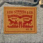 Levi's NEW Levi’s Ex-Boyfriend Destroyed Trucker Jacket size Small NWT Photo 8