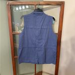 Christopher & Banks  Steel Blue Vest Photo 2