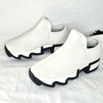 iRi Wes I White Low Top Sneaker Size 38EU US8 Vegan Leather Neoprene Photo 2