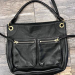 Fossil  Karli Black Pebbled Leather Hobo Shoulder Bag‎ Vintage Rare 90’s Photo 0