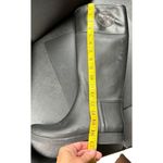 Tory Burch Women's Tall Black Rubber Leather Riding Boots Size 7M *note flaw Photo 10