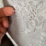 New York And Company  Gray Lace Tank Top Size Large Photo 6