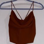 American Threads Warm brown corset top Photo 1