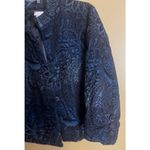Chico's  Jacquard Floral Paisley Blazer Size 8 Photo 2