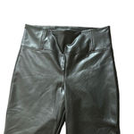 Badgley Mischka  Faux Leather Straight Leg Pants Size‎ Medium Black Photo 2