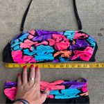 Vintage 80s Carol Weir high rise high hip neon ruched two piece bikini swimsuit Pink Size 12 Photo 6