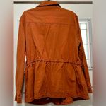 Allegra K Woman’s Orange Denim-Type Jacket. Size: XL Photo 3