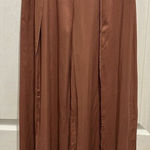 Sundays The Label Womens Brown Split Leg Zip up Pants‎ AU 12 US 8 Medium Photo 0