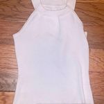 White Summer Women Slim Knitting Halter Camisole Tops Sleeveless Tanks Solid Color Photo 0