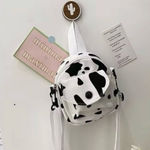 None COW Canvas Handbag Women's Retro Cow Satchel - Crossbody Mobile Phone Ba… Photo 0