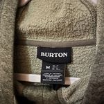 Burton  Olive Green Fleece Hoodie Photo 5