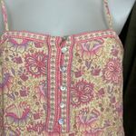 None Tiered Boho Floral Strappy Sleeve Maxi Dress Photo 5