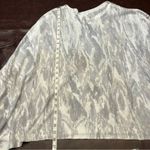 J. Jill Linen Artsy Poncho‎ One Size Coastal Clean Girl Beachy Boho Fringe Gray Photo 12