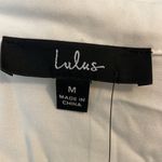 Lulus Lulu’s white short sleeve button down. Never worn, still with tags. Photo 2